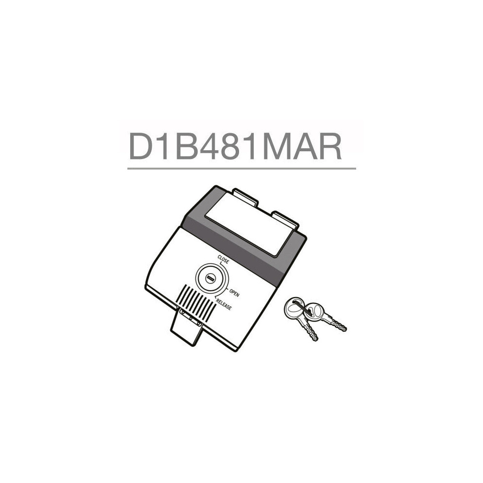Shad Dark/Grey Sh48 Replacement Locking Mechanism Size 2