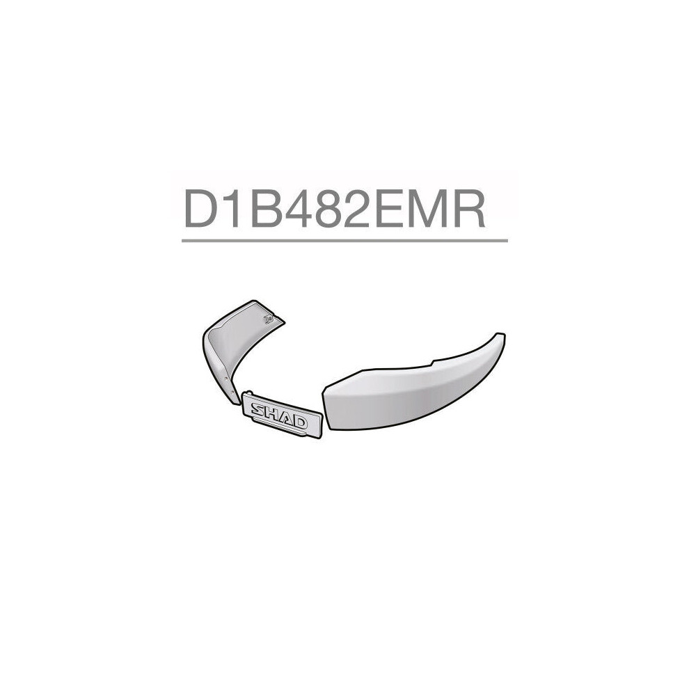 Shad Sh48 Replacement Frame Titanium 8430358508828