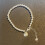 925 Silver Beaded Bracelet with Heart 3