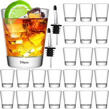 SuproBarware Shot Glasses Set of 24 Bulk Shot Glasses 2oz/60ml