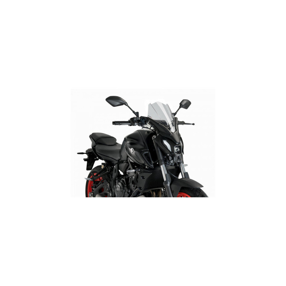 Puig Light Smoke 20619H - New Generation Touring Screen For Yamaha Mt-07 2021-2024 - Image 4