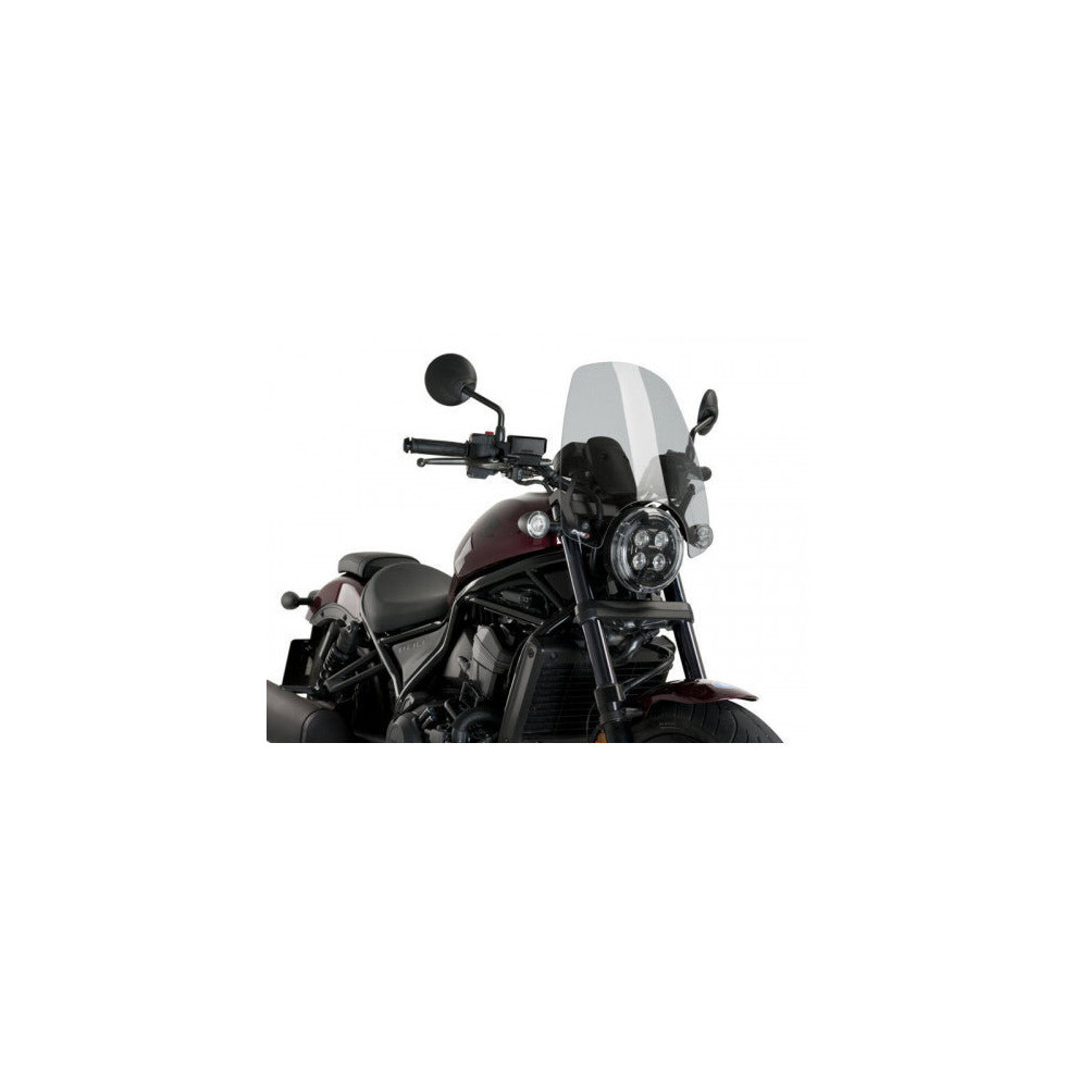 Puig New Generation Touring Screen Smoke For Honda Cmx1100 Rebel (21-23) Light 8435529334251