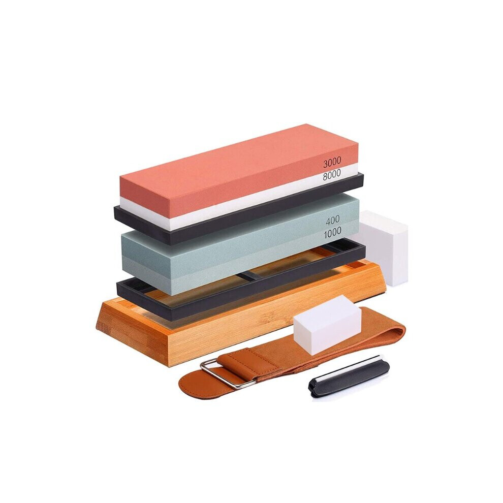 Knife Sharpening Stone Set Professional Sharpener Stone Kit 944407507895