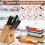 Knife Sharpening Stone Set Professional Sharpener Stone Kit 6