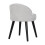 Living And Home Modern Velvet Dressing Table Stool with Solid Wood Legs 5