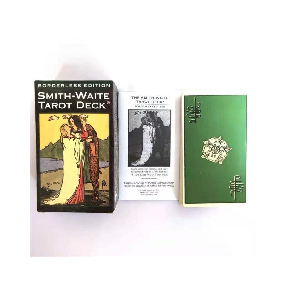 Tarot Borderless Edition Smith Waite Tarot English Tarot Card Game