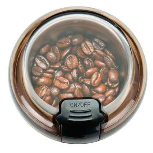 (Black) Small grinder for home use, coffee grinder 2