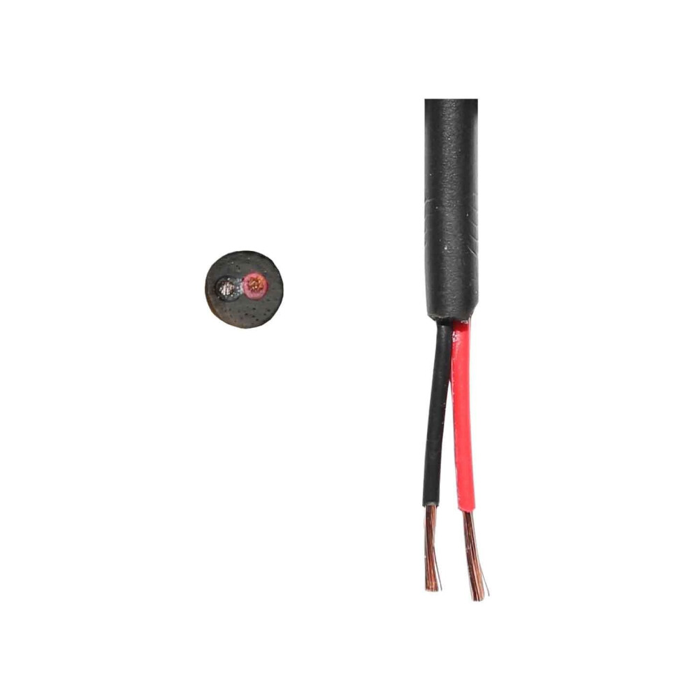 AMC Thin Wall 2 Core Auto Cables Round 0.75mm2 - 30m Roll