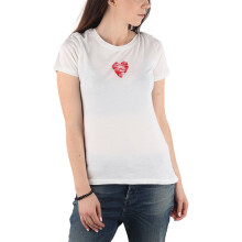 (White, XS) DIESEL T SILY C Womens T Shirt Crew Neck