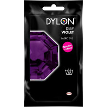 DYLON Handfärbemittel, Stofffärbebeutel für Kleidung, weiche Einrichtungsgegenstände und Projekte, 50 g - Deep Violet