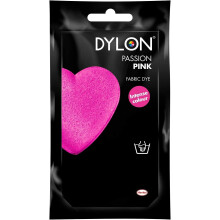 DYLON Tinte a Mano, Bolsita de Tinte para Ropa, Muebles y Proyectos, 50 g - Rosa Pasi?n