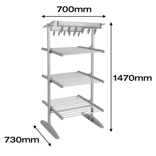 Glamhaus Digital Heated Clothes Airer 1