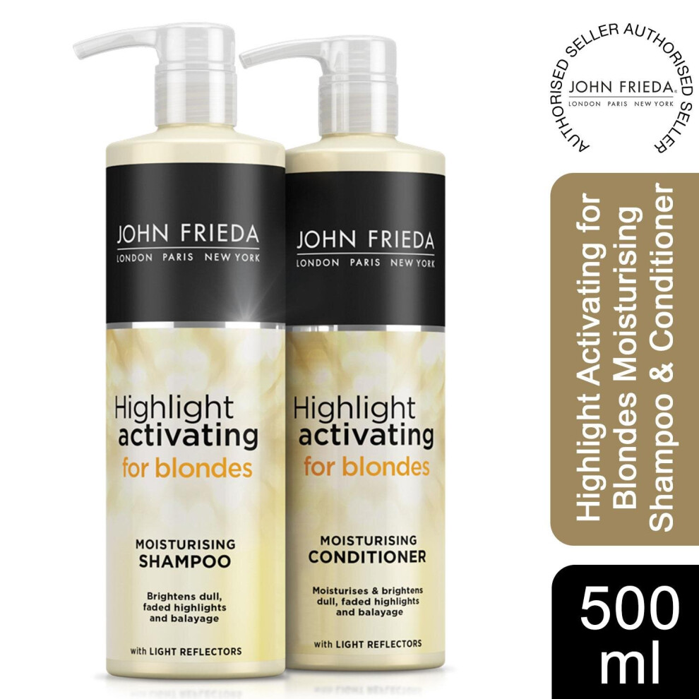 John Frieda Sheer Blonde Activating Shampoo & Conditioner New Duo Pack