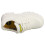 Buffalo (6.5) Buffalo Aspha Cls Vegan Womens Platform Boots in White 5