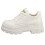 Buffalo (6.5) Buffalo Aspha Cls Vegan Womens Platform Boots in White 3