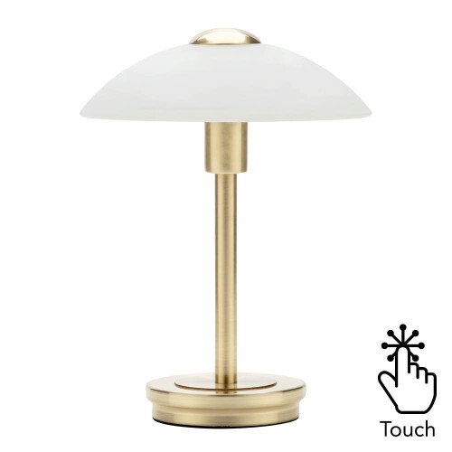 Litecraft Touch Sensitive Table Lamp - Brass 1