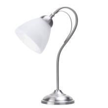 Litecraft Barcelona Satin Nickel Table Lamp