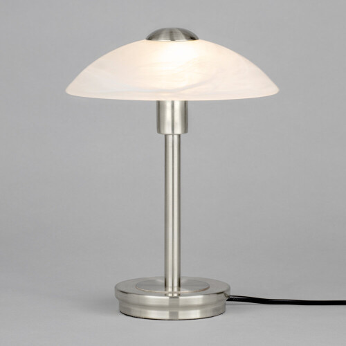 Litecraft Touch Table Lamp - Nickel 2