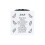 Graveside Memorial Rose Bowl Plastic White Feather Ornament - Dad 1
