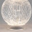 Visconte Tutti Table Lamp Cut Glass Globe Base Chargeable LED - Chrome 4