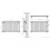 NRG (600 x 1010mm-2 Column) NRG Traditional White Bathroom Cast Iron Radiator 5