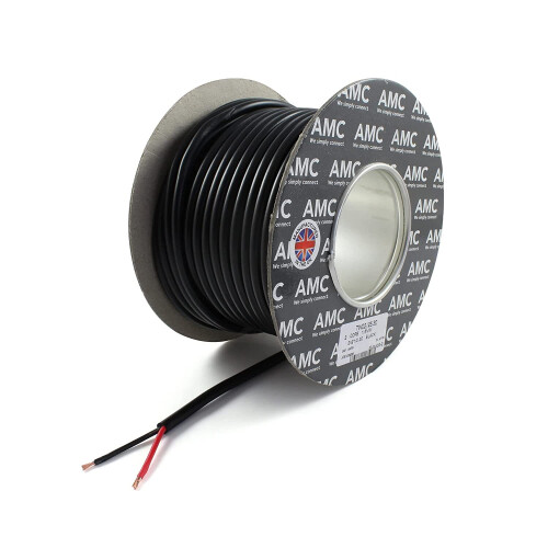 Lowenergie AMC Thin Wall 2 Core Auto Cables Round 1.5mm2 - 30m Roll