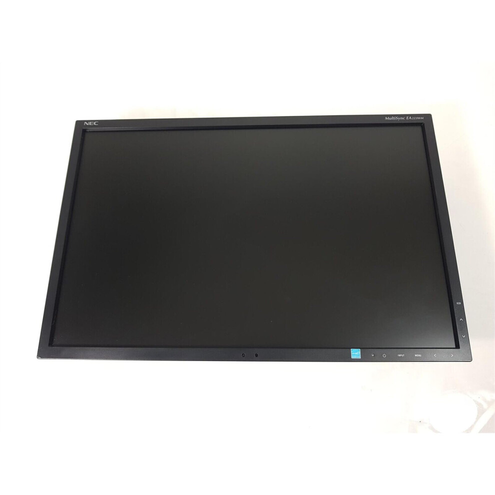 NEC EA223WM 22" DisplayPort VGA DVI 1680x1050 HD Monitor Without Stand