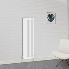 (1800 x 560mm-3 Column) NRG Traditional White Bathroom Cast Iron Radiator