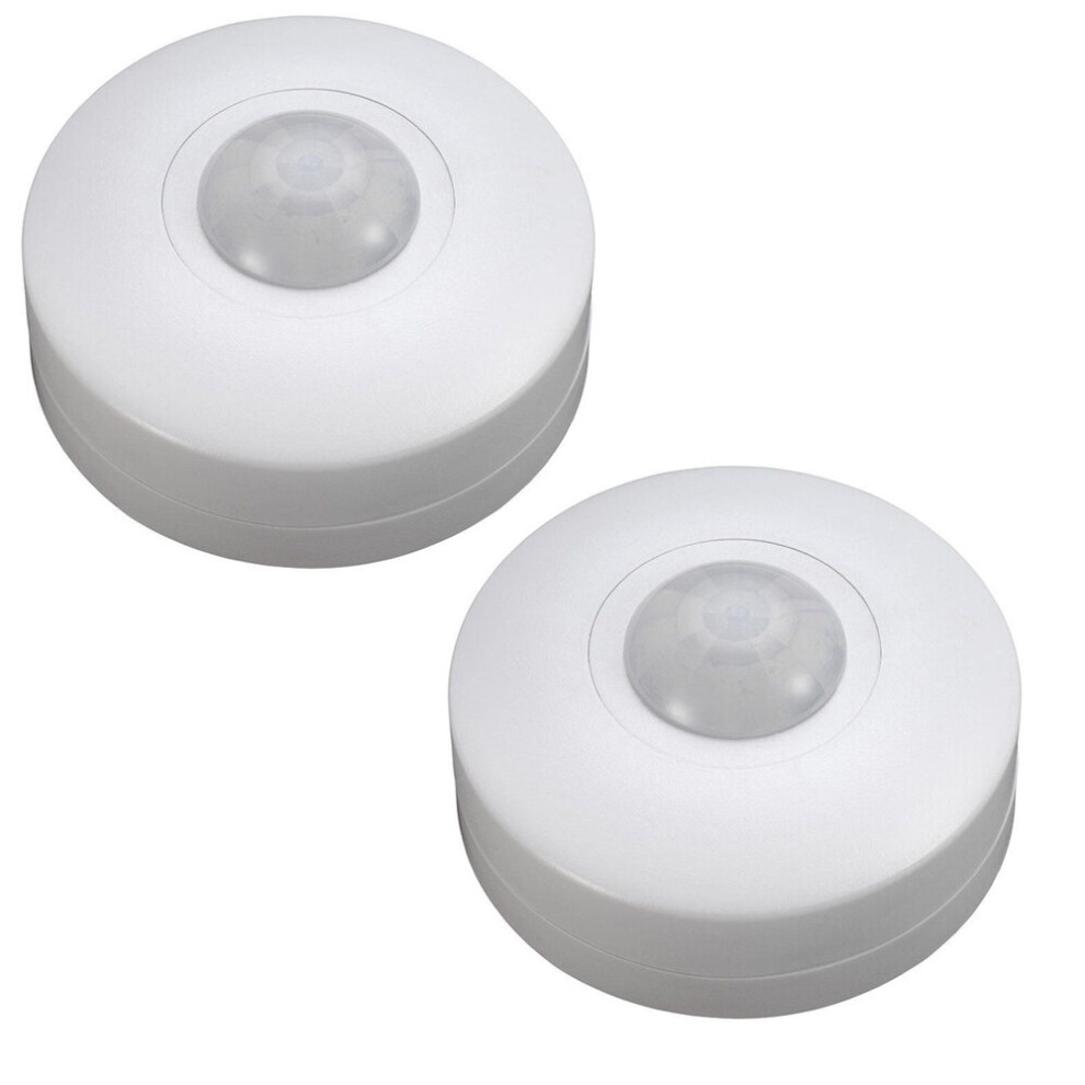 Litecraft White Tyne 360Â° Motion Sensor Mount Security - Pack Size 2