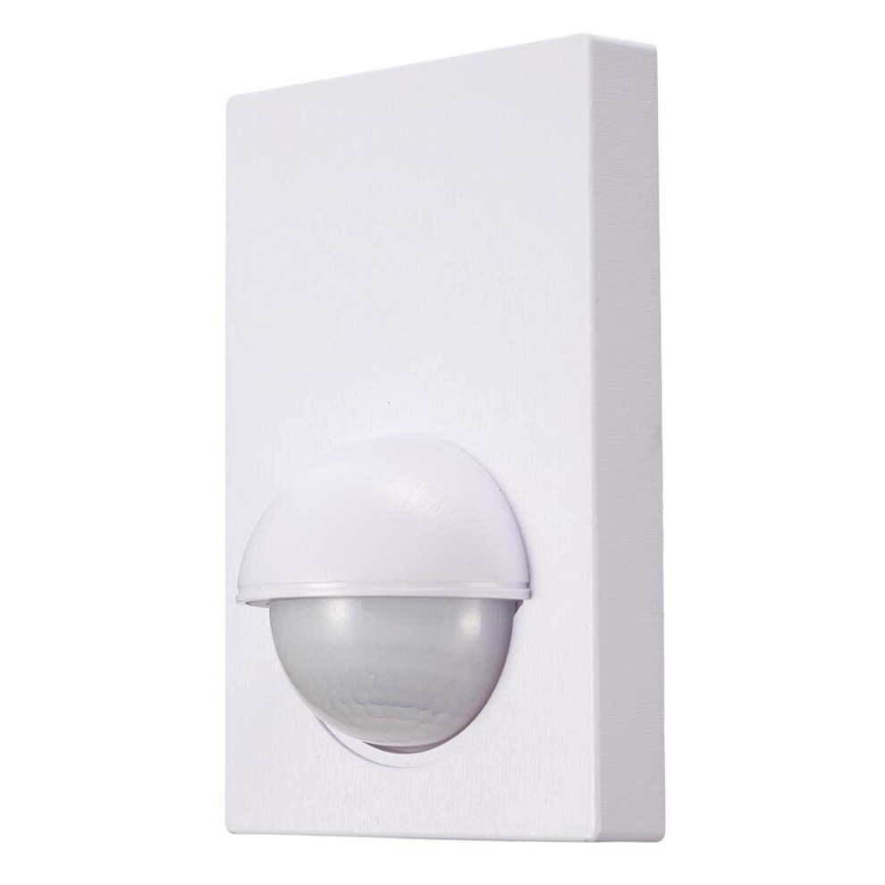 Litecraft Pir Motion Sensor Ip44 Security Wall Panel - White Clearance 5063103002482