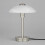 Litecraft Table Lamp Touch Base With Alabaster Shade Nickel - 2 Pack 5