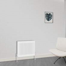 (600 x 830mm-3 Column) NRG Traditional White Bathroom Cast Iron Radiator