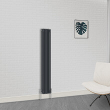 (1800 x 290mm-3 Column) NRG Traditional Anthracite Cast Iron Style Radiator
