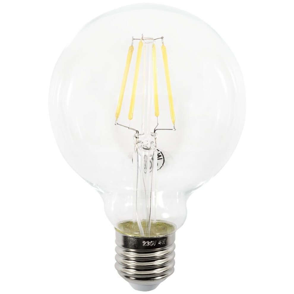 Litecraft Light Bulb E27 Edison Screw 4W LED Filament Globe - Clear-image-OPC-PB9X6KJ-NEW