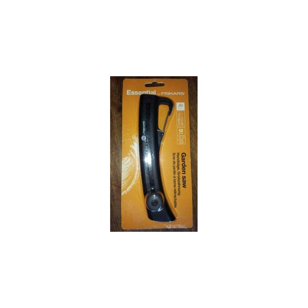 Fiskars Hand Saw Coarse Teeth 16cm Steel Saw Blade Plastic Handles