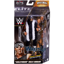 Mattel WWE "Hollywood" Hulk Hogan Action Figure Elite WrestleMania 6" con Accessorio e Parti Build-A-Figure