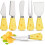 Cheese Knife Set 6pcs Stainless Steel Cheese Cutter With Plastic Handle 1