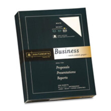 Southworth Company Business Paper- Heavyweight- 32 lb.- 8-.50in.x11in.- 2- White