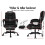 ELFORDSON (Fabric Black) ELFORDSON Massage Office Executive Chair 13