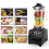 (2 Jugs) 3200W 2L Commercial Blender Adjustable Food Processor Mixer Smoothie Ice Crusher 2