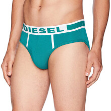 (S, Till Blue) DIESEL FRESH and BRIGHT Mens Comfy Briefs Cotton Modal 1x Pack Underwear Trunks