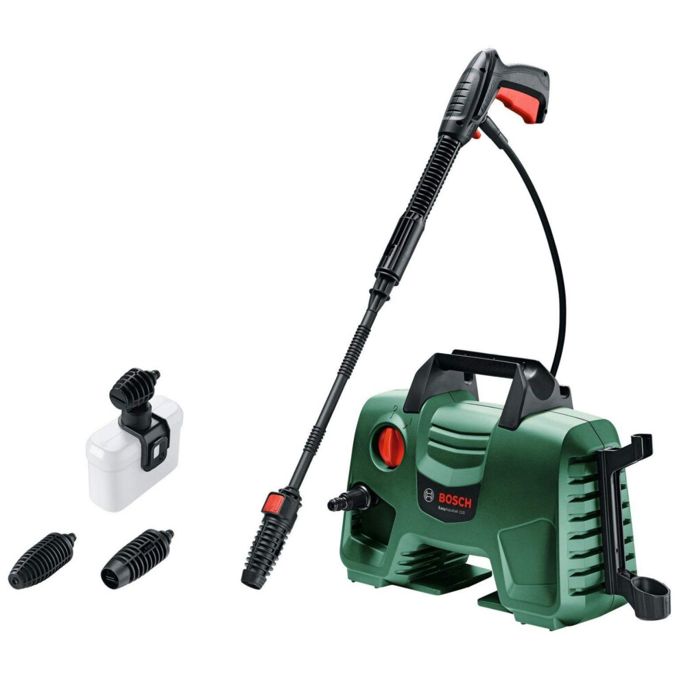 Bosch 06008A7F70 EasyAquatak 110 High Pressure Washer, Green, New