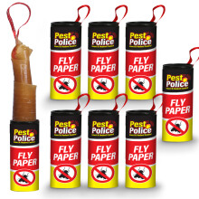 (PACK OF 8) Sticky Fly Papers Insect Catchers
