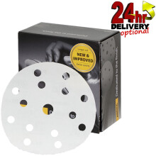 Mirka White Basecut Velcro 150mm Sanding Discs - Box 100 6" Abrasive P600 Grit