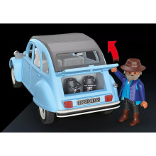 PLAYMOBIL 70640 Citroën 2 CV, Carros Clássicos, Carro de Colecionador, Adulto, 3 personagens