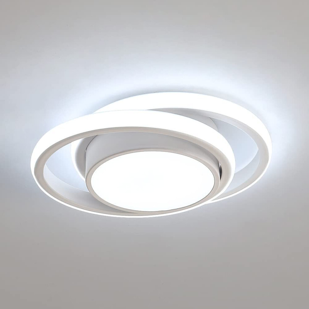 Circular Design Led Ceiling Lamp Modern Ceiling Light White Nordic Chandelier Cold White Simple Creative Ceiling Light