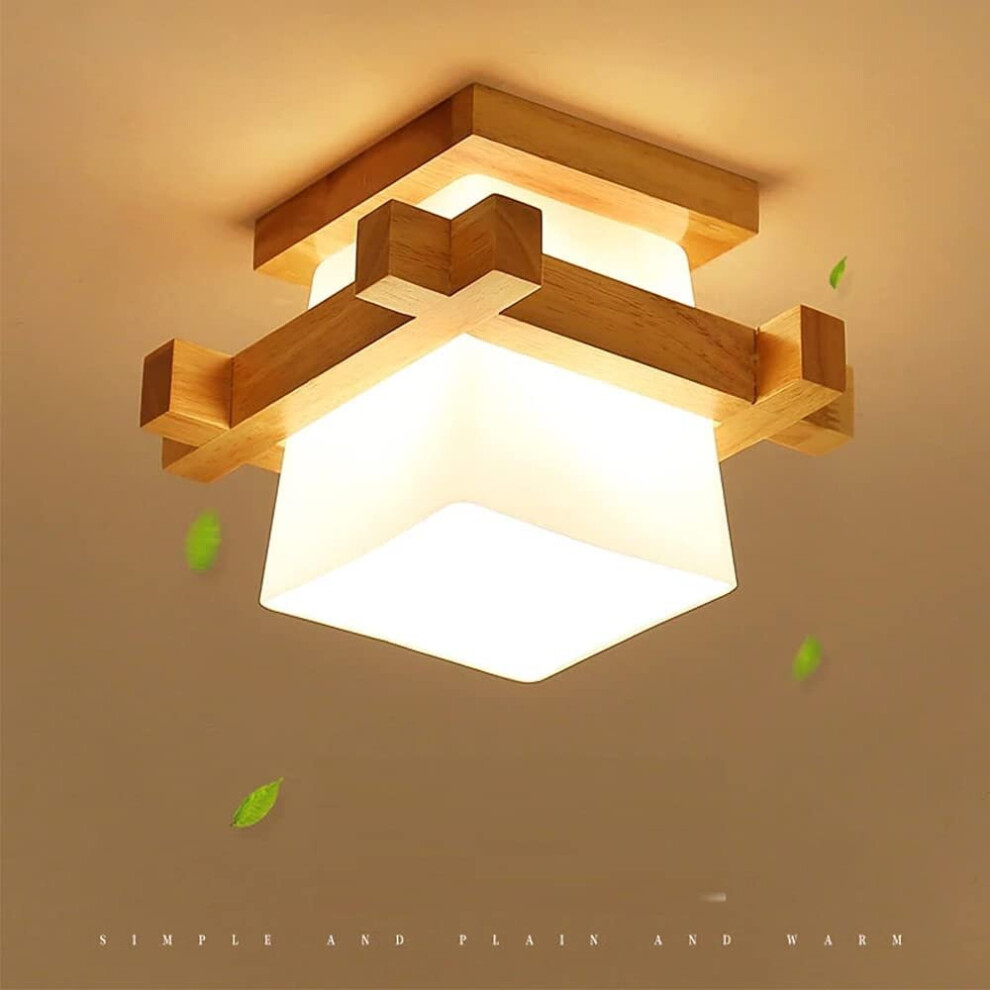 Stoex Country Style Chandelier Modern Ceiling Nordic Ceiling Lamp Retro Vintage Ceiling Simple Chandelier E27 Bulb For Hallway Office Bedroom Light