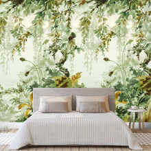 NaÃve Jungle Wallpaper Green Mural Grandeco A52201
