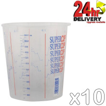 Starchem SuperCup Premium Paint & Lacquer Mixing Cup 1300cc 10 Cups