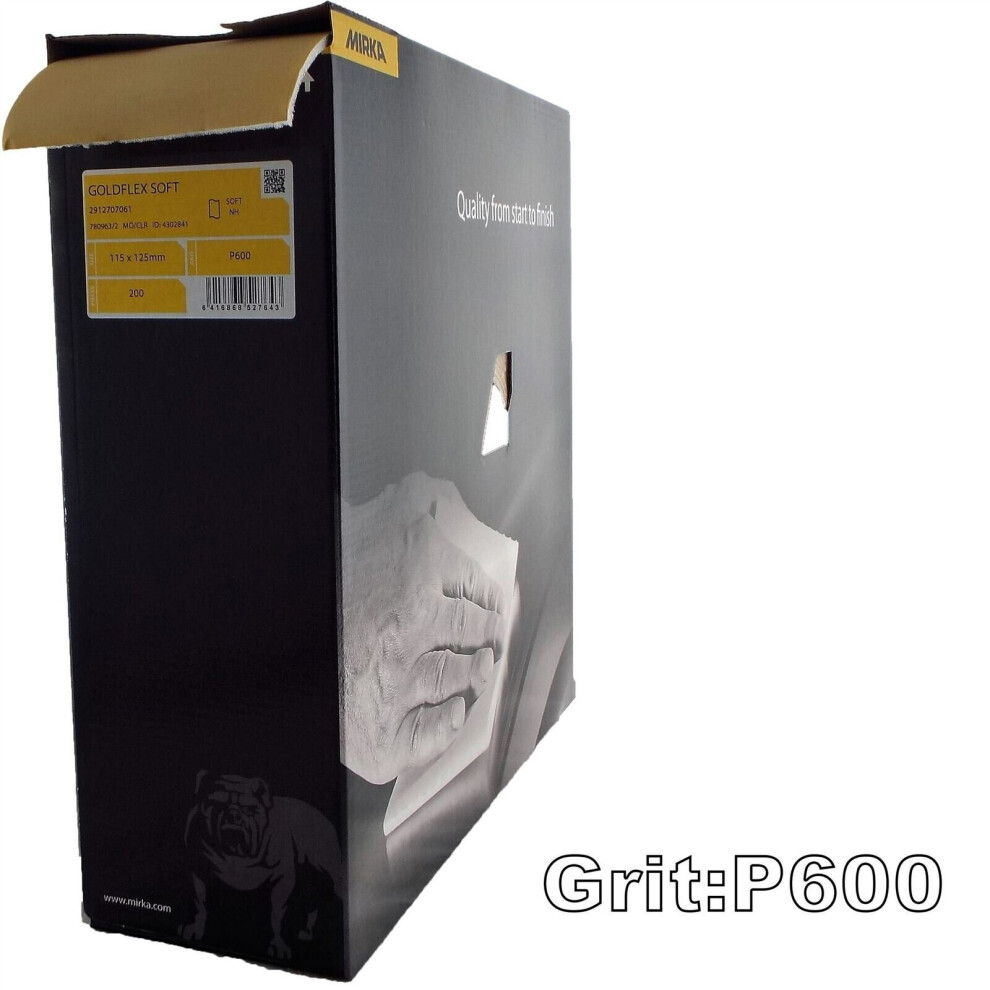 Mirka Goldflex P600 Grit Perforated Roll - 200 Sanding Pads 6416868527643